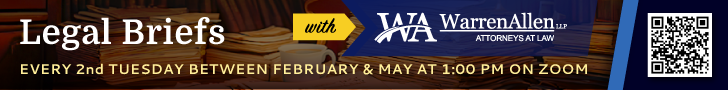 Legal Briefs with Warren Allen LLP